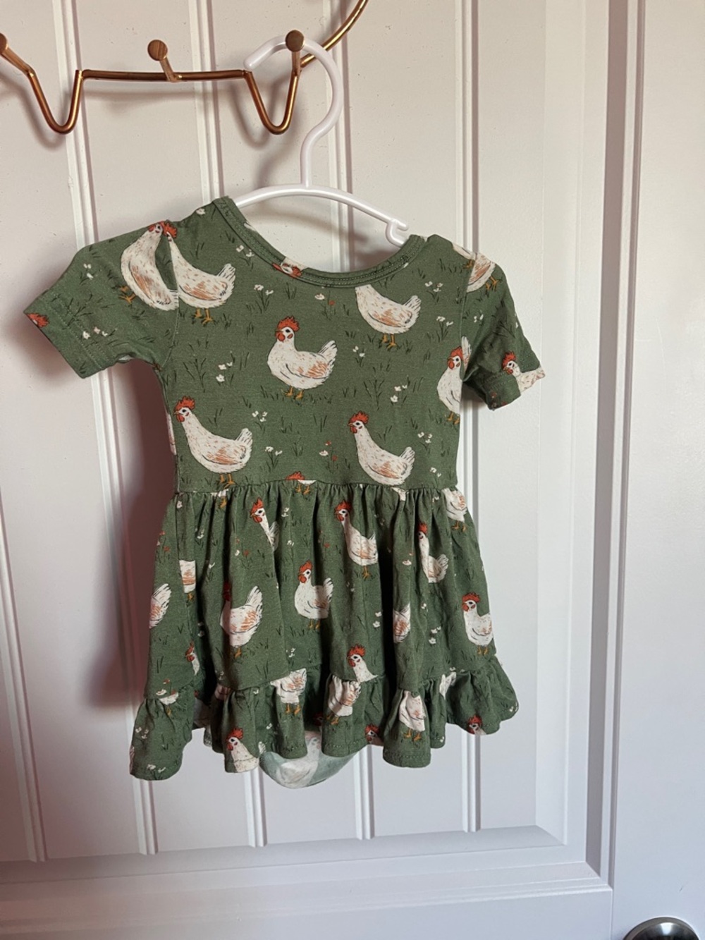 Little One Shop 0-3 month chicken dress